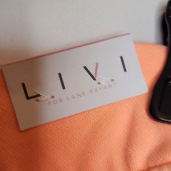 22W 24W Lane Bryant Orange Jogger Pant Sweatpants Pockets Livi Active Plussize - Picture 5 of 11